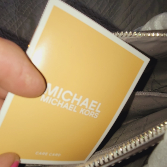 Michael Kors Silver and Gray Women's Bag - Picture 9 of 16